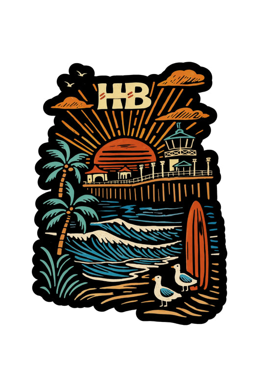 HB Pier sticker